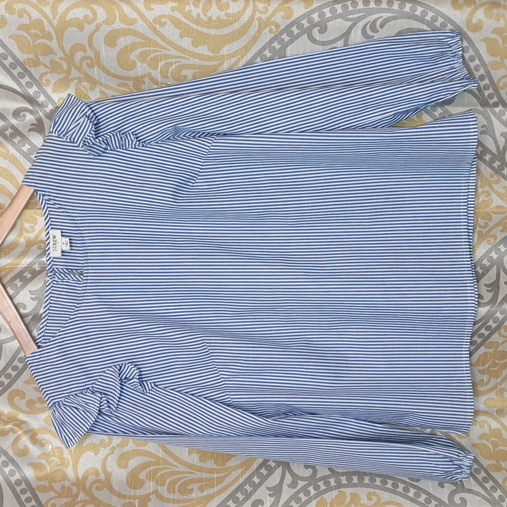 J. Crew Striped Blouse, Small